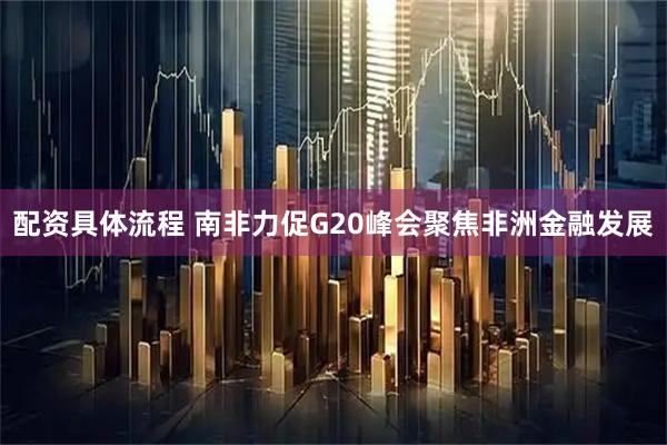 配资具体流程 南非力促G20峰会聚焦非洲金融发展